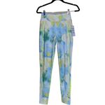 Guess NWT Activewear Alice Printed Abstract Flowers Yellow Leggings Photo 0