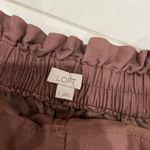 Loft Mini Skirt with Band and Elastic in Waist and Pockets on Sides Photo 4