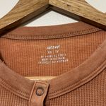Aerie  Long Sleeve Henley Top Size XS Waffle Knit Photo 1