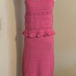 Lucy Paris Square Neck Sleeveless Crochet Sweater Tank With Matching Skirt Set Photo 0