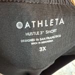 Athleta Hustle 3" Shorts Women's 3X Plus Black Elastic Waist Performance Active Photo 5
