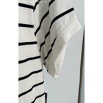 Lulus  Black Cream Women's Cafe Society Striped‎ T-Shirt Dress - Size Large Photo 5