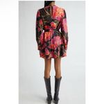 Farm Rio New! Farm Rio Shiny Chita Floral Print Long Sleeve
Minidress sz Small $260 Photo 3