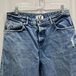 Lovers + Friends  Button Fly Reece High Rise Slim Straight Denim Jeans Sz 30 Photo 3