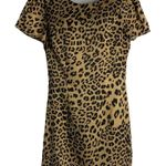 House of Harlow  x Revolve Delphine Dress XS Leopard Lined Mini Back Zip Photo 1