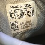 Adidas  Stan Smith white green lace up shoes sneakers women’s 8 / men’s 7 Photo 3