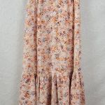 Laundry by Shelli Segal Womens Dress Size 2 Orange Halter Neck Midi Tiered Maxi Photo 3