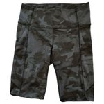 Lululemon  Women’s 8 Heritage 365 Camo Deep Coal Multi Fast And Free Biker Shorts Photo 2