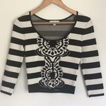 Jealous Tomato Stretchy Striped Crop Top Photo 0