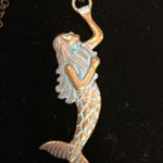 Handmade MERMAID CHARM NECKLACE Nautical Beach Jewelry Photo 4