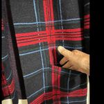 Talbots Navy and Red Plaid Long Cardigan Medium Photo 6