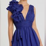 Mac Duggal Royal Blue Ruffle Detailed Evening Gown 4 Photo 2