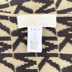 Michael Kors Knit Scarf Preppy Monogram Logo Clean Girl Contemporary Urban Luxe Tan Photo 5