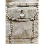 Chico's Chico’s  Gray Distressed Military Denim Lightweight Women Jacket
SZ 2 Photo 3