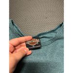 Harley Davidson Y2K  Baby Tee Thermal Motorcycle Shirt Womens‎ size XL Photo 2