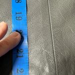 Preston & York  Genuine Leather Zip Vest Size 16 Gray Minimalist Chic‎ Photo 7