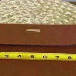 Elim & Paul slim envelope wristlet clutch Saffiano leather NEW Photo 4