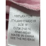 Signature8 Pink Tie Dye Deep V Neck Long Balloon Sleeve Blouse Crop Top Size M Size M Photo 4