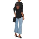 L'Agence  Antonio Lace Open Back Wool Sweater Black size XS Photo 9