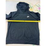 Nike Women's Medium Hoodie Sweatshirt Pullover Black Drawstring Comfort Photo 3