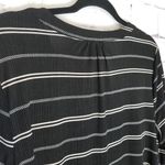 Lane Bryant BLACK WHITE BUTTON FRONT LONG LINE TUNIC 14/16 Photo 7