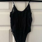 Sheer Black Lace Bodysuit Photo 3
