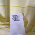 Everlane NWT 100% Organic Cotton T-Shirt Yellow Striped Summer Short Sleeve Crew Photo 8