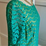 Boden•green lace eyelash dress•Sz 12 Green Photo 5
