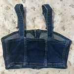 Urban Outfitters  Soft Denim Zip up Tank Top Photo 1
