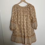 Cleobella Rosy Mini Brown Orange Floral Dress Womens Large Photo 3