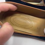 Journey West Loafers Flats Embroidered Ballerina Velvet Shoes Belgian Loafers 6 Black Photo 2