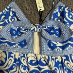 Alice + Olivia  Melvina Tie-Front Gathered Babydoll Dress Photo 6