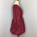 Ulla Johnson  Martine Long Puff Sleeve in Bordeaux‎ Photo 6