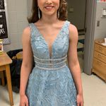 Rachel Allen Allan blue pageant/prom dress Photo 1