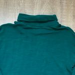 J.Crew Vintage Fleece Pullover Women Medium Turtleneck Sweatshirt Lounge Preppy Photo 9