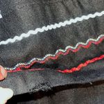 Saint Tropez West  Womens‎ Embroidered Lined Linen Blend Flare Skirt Black Size 8 Photo 6