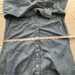 Lands' End  Blue Denim cotton shirt dress Photo 6