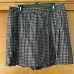 Liz Claiborne Vintage Plaid Mini Skirt Shorts Size 16 Petite Preppy Academia Y2K Photo 0