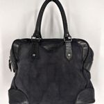 Paul Smith Women's Cotton Leather Trim Double Handle Tote Shoulder Bag Black Photo 0