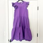 Sea New York Tabitha Tunic Poplin Dress Grape Purple Size 4 Photo 2