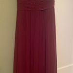 Bill Levkoff Wine Formal Bridesmaid Dress Photo 2