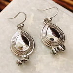 Chico's Chico’s Teardrop Dangle Silver Tone Earrings Photo 0