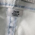 Ava & Viv Women's Plus Size Light Blue Denim Jean Shorts - Size 26W - NWT Photo 1