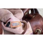 Dooney & Bourke Vintage  Dark Brown Leather Drawstring Shoulder Bag Purse Photo 13