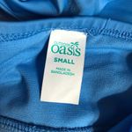 Outdoor Oasis Bikini Top Removable Cups Tie Front Scoop Neck Blue S Photo 2