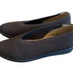 Eileen Fisher Heaven Stretch Knit Wedge Ballet Flat Brown Woven Size 7 Women's Photo 4