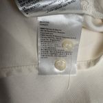 H&M NWT Off White Long Sleeve Blouse, Button Up Photo 4