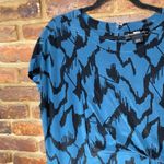 by Malene Birger Bellatrix Harluna Silk Short Sleeve Dress Women's Size 42 US 12 Blue Photo 2