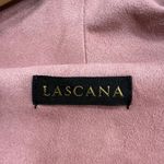 Lascana M Faux Suede Waterfall Jacket Dusty Rose Pink Soft Drape Blazer Office Size 8 Photo 3