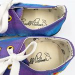 Arnold Palmer Womens Shoes Lace Up Low Top Sneakers Iridescent Purple EU Size 39 Photo 7